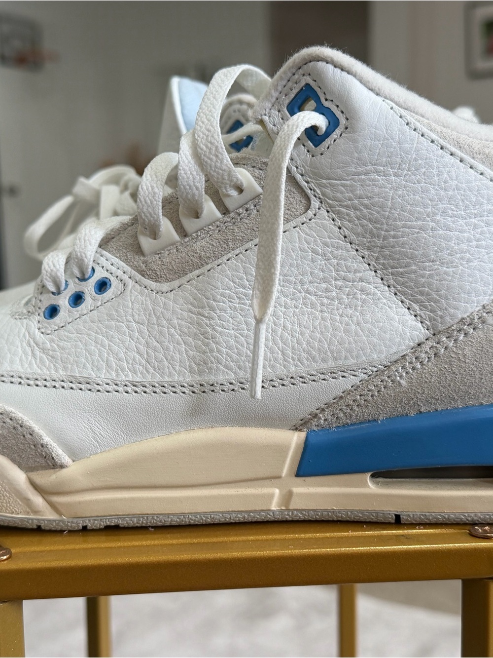 Nike White and Cream Athletic Sneaker